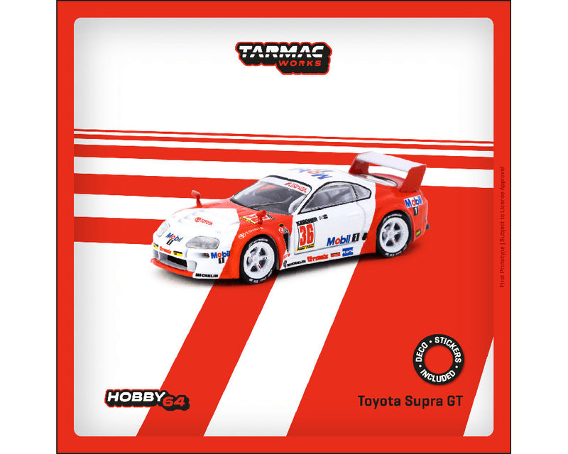 Tarmac Works 1:64 Toyota Supra GT BPR Zhuhai 1995 J. J. Lehto / Y. Dalmas