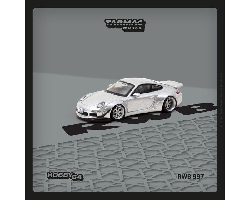 Tarmac Works 1:64 RWB 997 Abu Hhabi- Silver – Hobby64