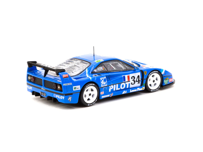 Tarmac Works X iXO Models 1/64 Ferrari F40 LM 24h of Le Mans 1995