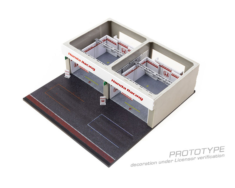 Tarmac Works Garage Pit Diorama Honda Racing