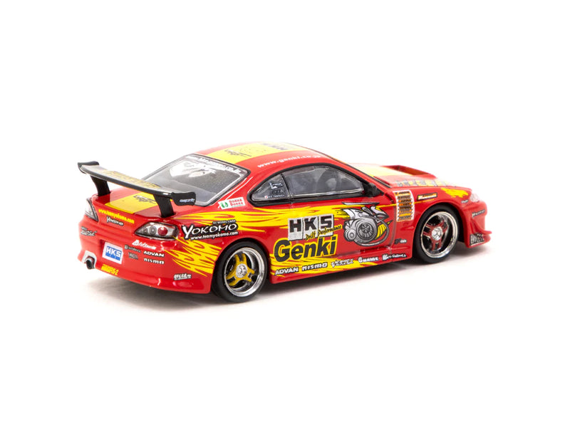 Tarmac Works 1/64 HKS Hyper Silvia RS-2 - GLOBAL64 Rear wing and body kit