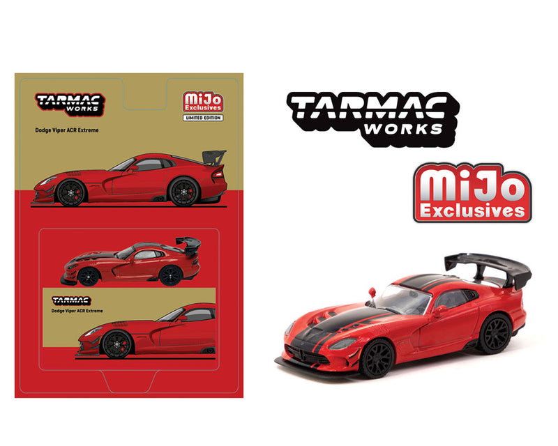 Tarmac Works 1:64 Dodge Viper ACR Extreme – Red – Global64 – MiJo Exclusives