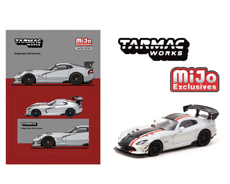 (Pre-Order) Tarmac Works Dodge Viper ACR Silver – Global64
