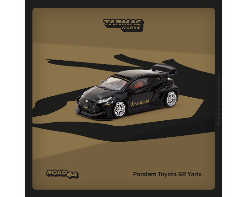 Tarmac Works 1:64 Pandem Toyota GR Yaris- Black – Road64