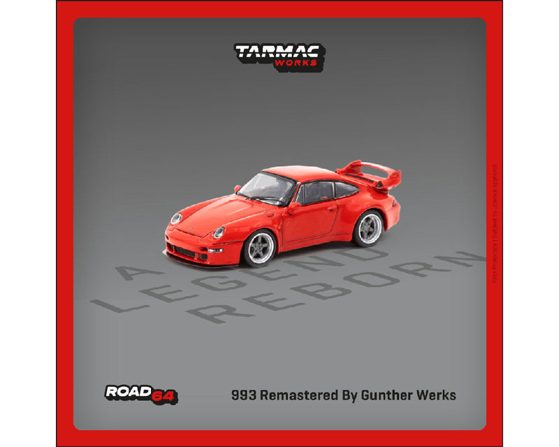 Tarmac Works 1:64 993 Remastered By Gunther Werks – Red – Road64