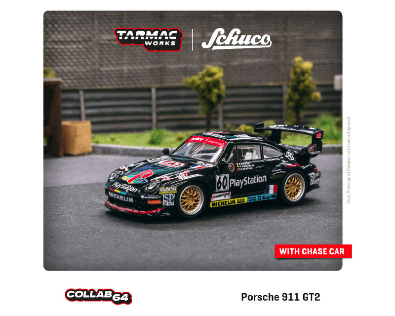 Tarmac Works 1:64 Porsche 911 GT2 24Hr Le Mans 1998