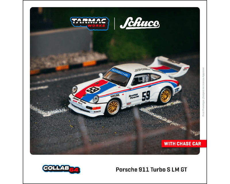 Tarmac Works 1:64 Schuco Porsche 911 Turbo S LM GT 12H Sebring 1993