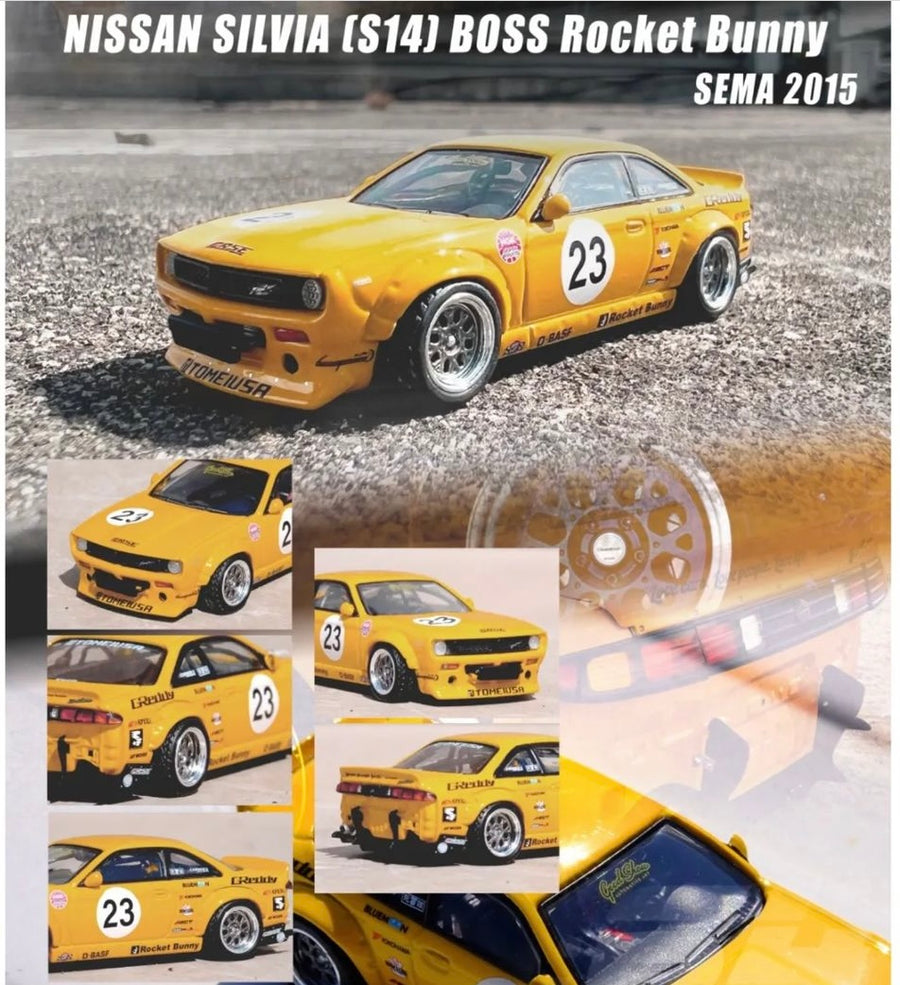 INNO64 シルビア S14 ROCKET BUNNY BOSS 1/64 INNO64 1:64 Nissan Silvia (S14) BOSS 
