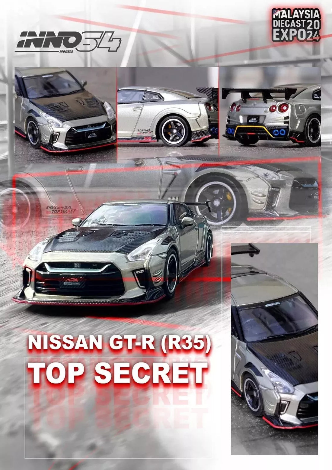 Diecast 164 | Inno64 Nissan R35 Malaysia Diecast Expo 2024