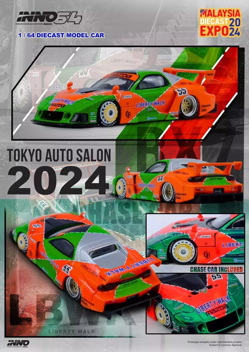 LBWK RX7 (FD3S) LB-SUPER SILHOUETTE Malaysia Diecast Expo 2024 Special Edition