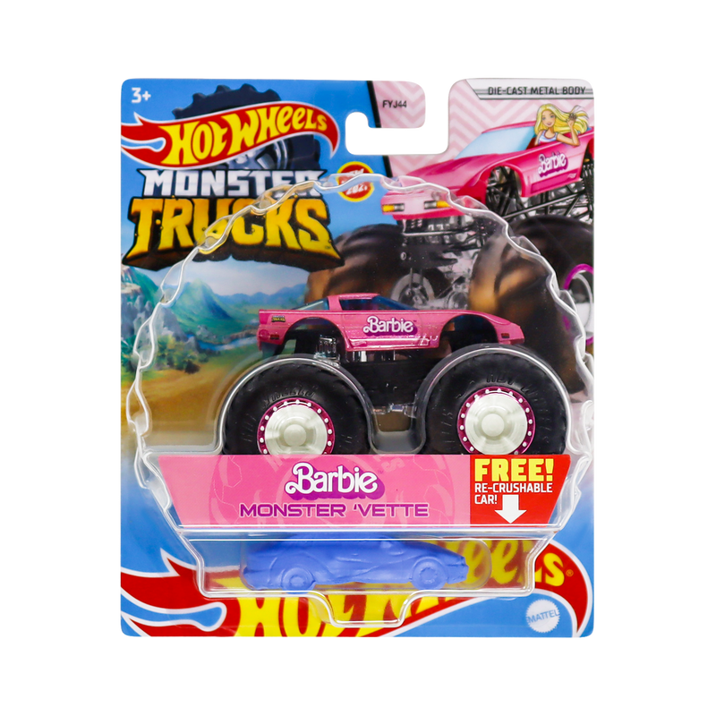 Hot Wheels Barbie Monster Truck Treasure Hunt