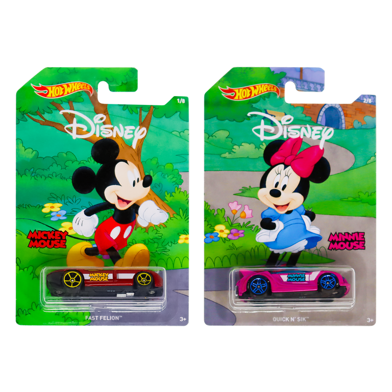 Hot Wheels Mickey and Minnie Mouse Set of 2