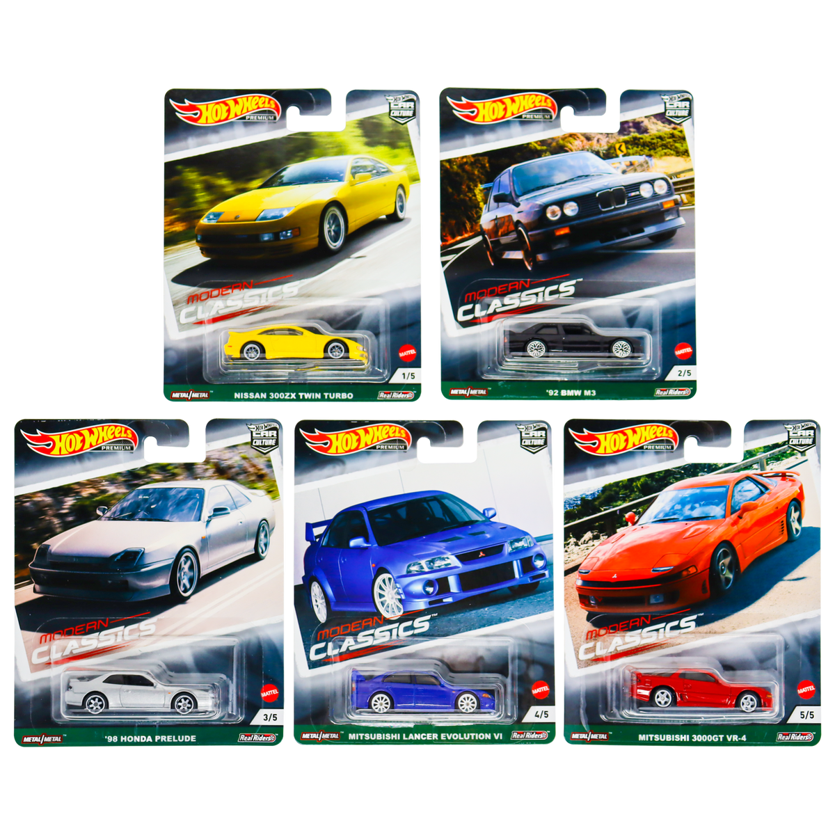 5台 Hot Wheels Modern Classics Amazon.com: Hot Wheels Car Culture Nissans 300zx Twin Turbo