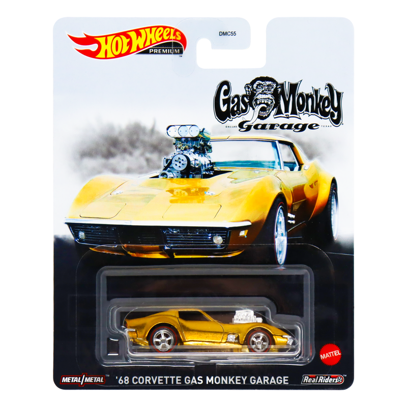 Hot Wheels Gas Monkey Garage 68 Corvette Premium Diecast Car