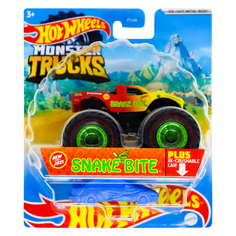 Hot Wheels Snake Bite Monster Truck 2021 Treasure Hunt
