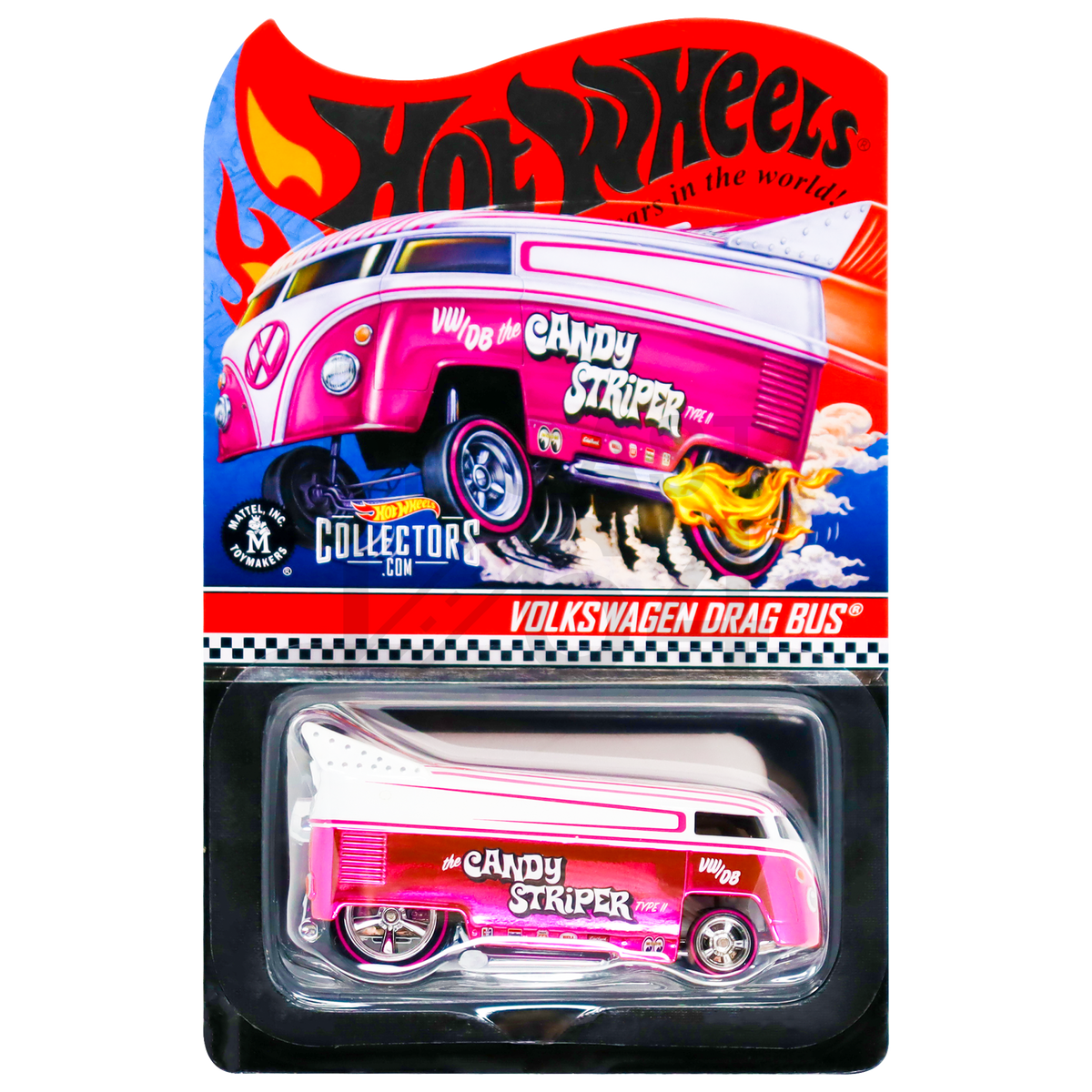 ホットウィール VW クールコンビ Candy striper Diecast 164 | Hot Wheels RLC Volks Drag Bus Candy Striper