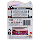 Hot Wheels Red Line Club Volkswagen Drag Bus Candy Striper back of card with numbered sticker
