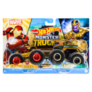 Hot Wheels Monster Truck Demolition Doubles Iron Man vs Thanos