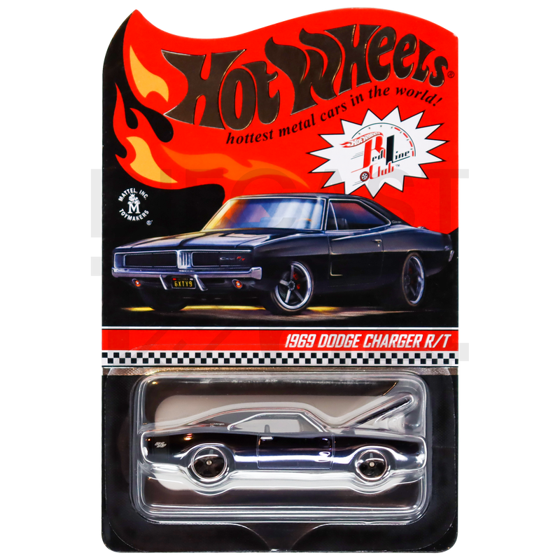 Hot Wheels 1969 Dodge Charger R/T Red Line Club