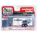 Auto World MiJo exclusive Enclosed Squarebody Trailer