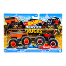 Hot Wheels Monster Truck Demolition Doubles - DragBus vs Volkswagen Beetle