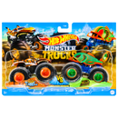 Hot Wheels Monster Truck Demolition Doubles - Tiger Shark vs Piran-Ahhhh