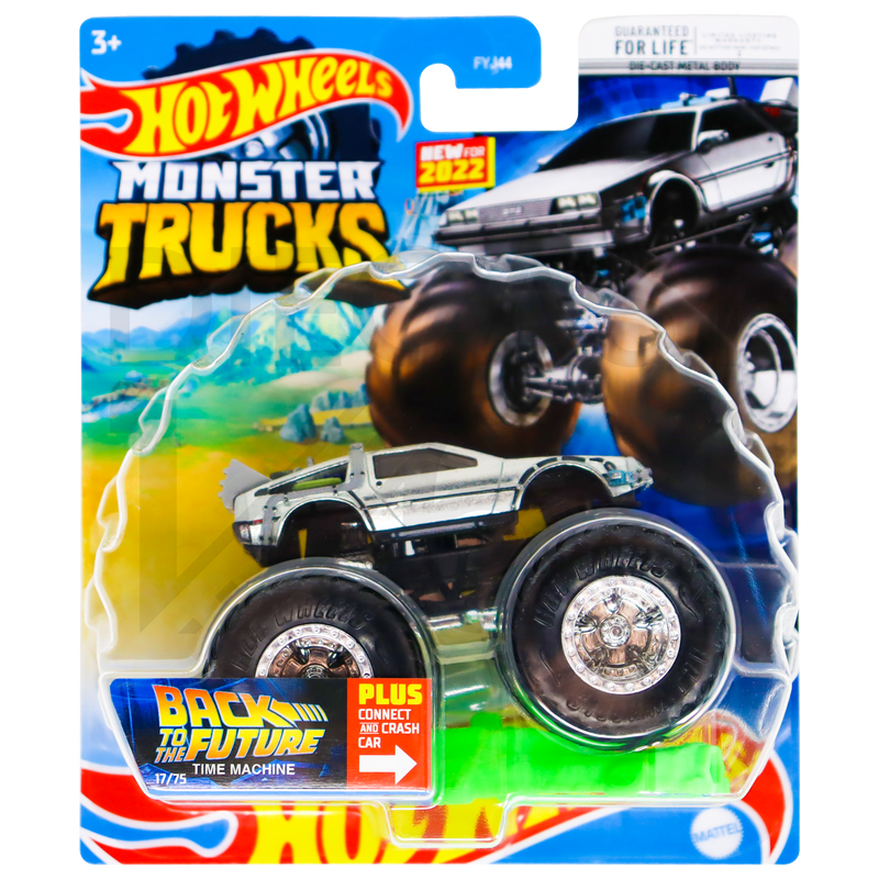 Hot Wheels Back to the Future Delorean Time Machine Monster Truck