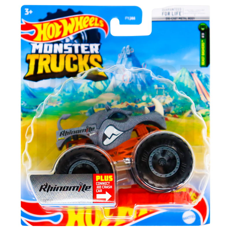 2022 Hot Wheels Beast Bashers Rhinomite Monster Truck