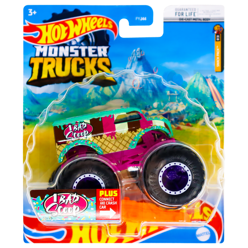 Hot Wheels Snack Pack 1 Bad Scoop Monster Truck