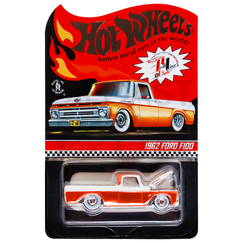 Hot Wheels 2022 Red Line Club (RLC) 1962 Ford F100 Truck in Retail packaging