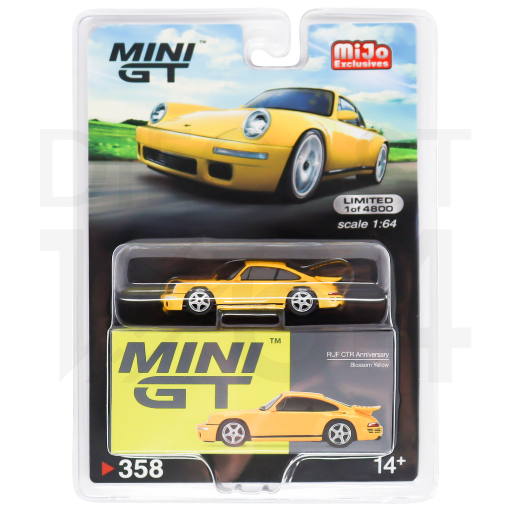 Diecast 164 | Mini GT Blossom Yellow Porsche 911 RUF CTR Diecast 164 | Mini GT Blossom Yellow Porsche 911 RUF CTR