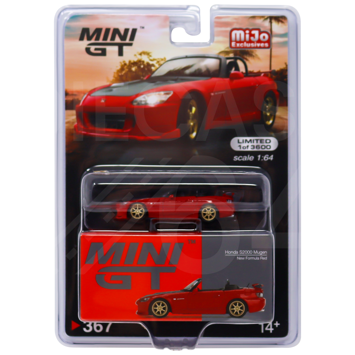 Diecast 164 | Mini GT Honda S2000 Mugen Formula Red