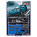 Mini GT MiJo Exclusive Porsche 911 GT2 RS Miami Blue