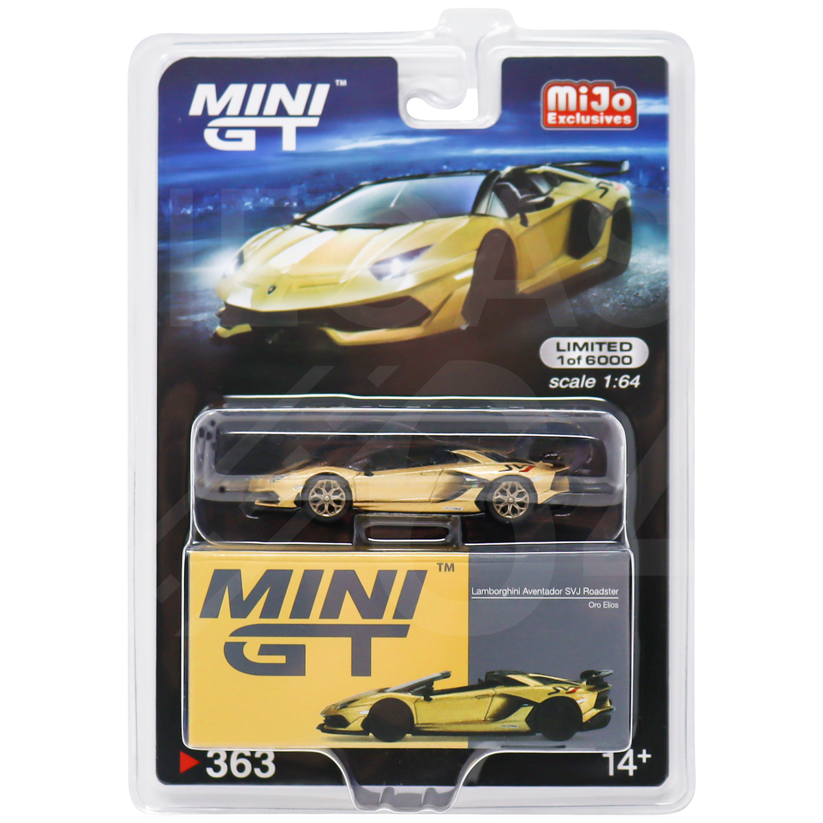 MINI GT 1/64 - LAMBORGHINI Aventador SVJ 63 Roadster - 2023
