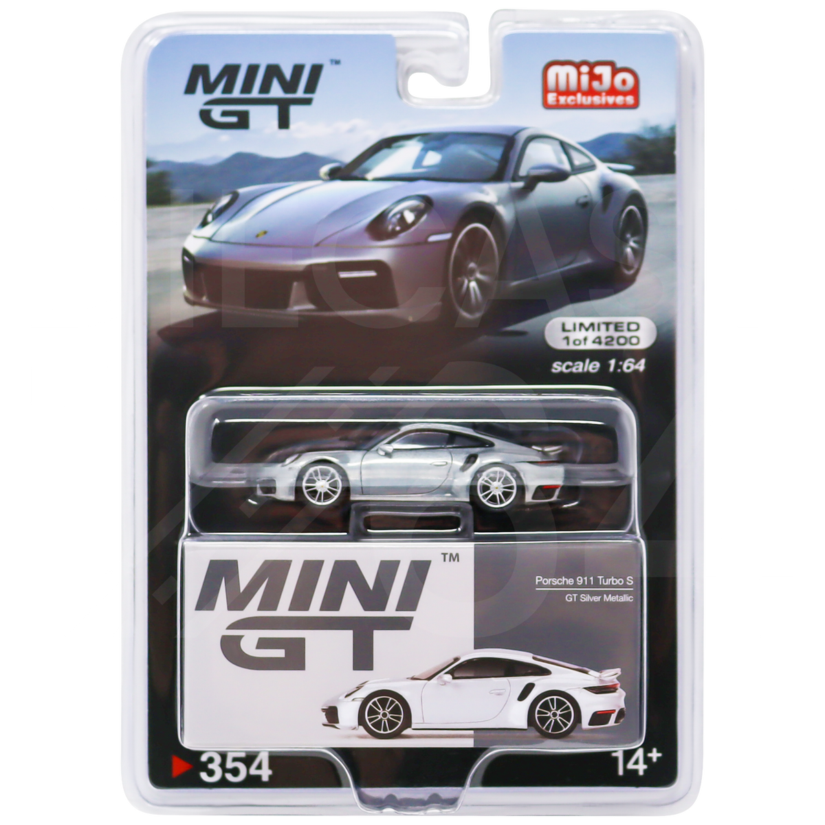 Diecast 164 | Mini GT Porsche 911 Turbo S Chase Piece #354 Diecast 164 | Mini GT Porsche 911 Turbo S Chase Piece #354