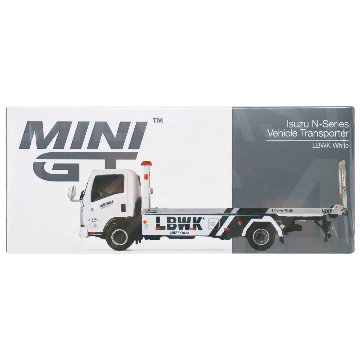ミニカー LBWK Isuzu N-Series Vehicle Transporter Diecast 164 | Mini GT Isuzu N-Series Vehicle Transporter
