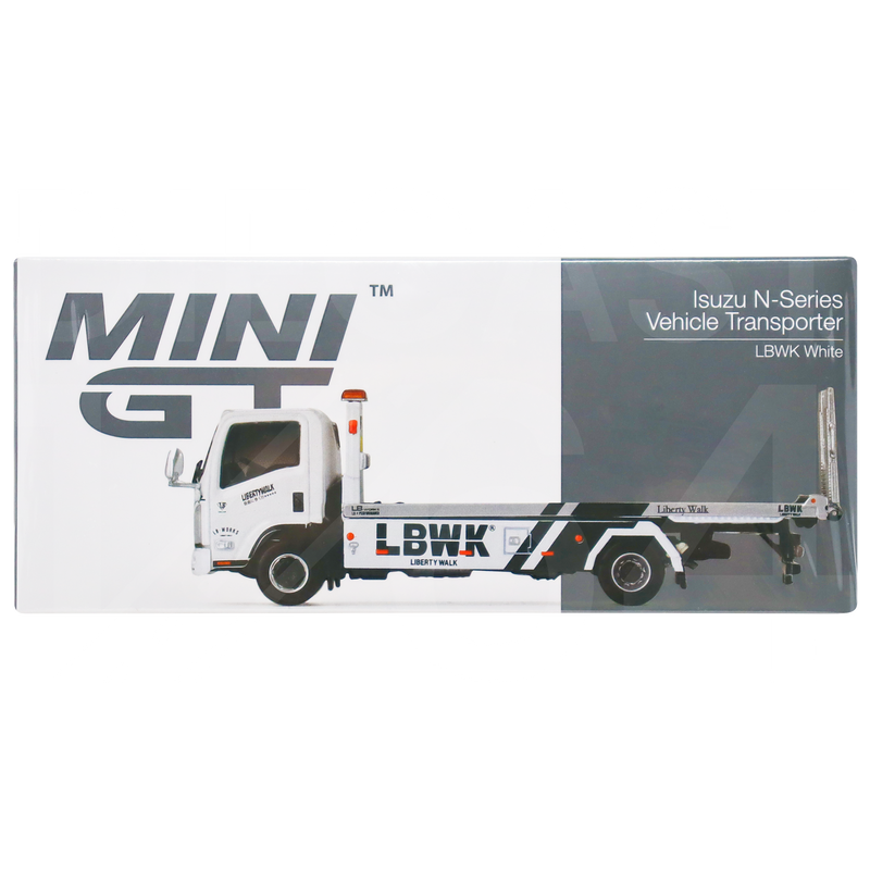 Diecast 164 | Mini GT Isuzu N-Series Vehicle Transporter Diecast 164 | Mini GT Isuzu N-Series Vehicle Transporter