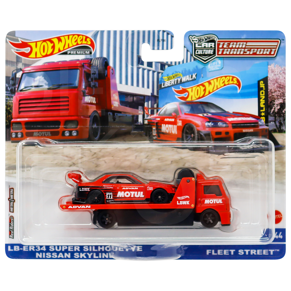 ホットウィール 日産 スカイライン ER34 LBWK トランスポート Diecast 164 | Hot Wheels Team Transport #44 Nissan Skyline