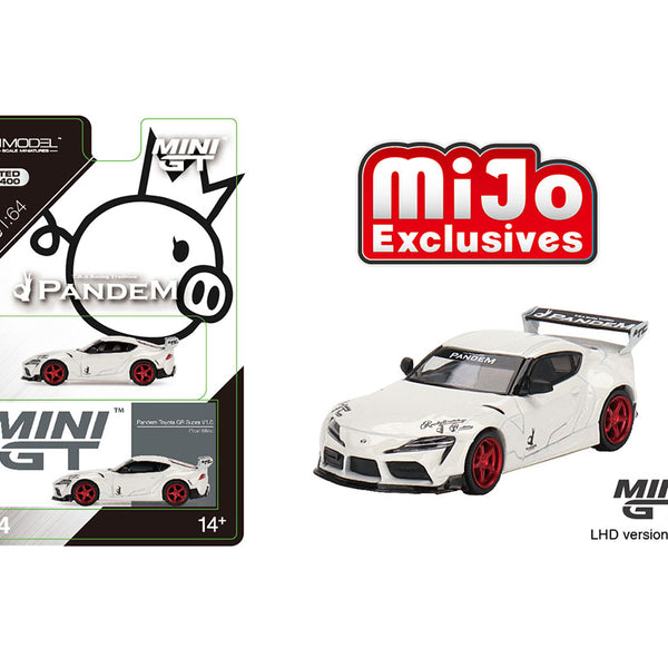 Diecast 164 | Mini GT Pandem Toyota Supra V1.0 Pearl White